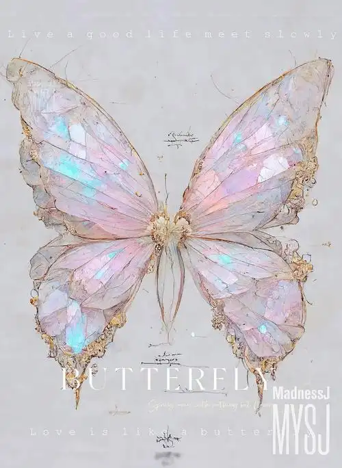 ai插画78美神维纳斯晶闪蝶03