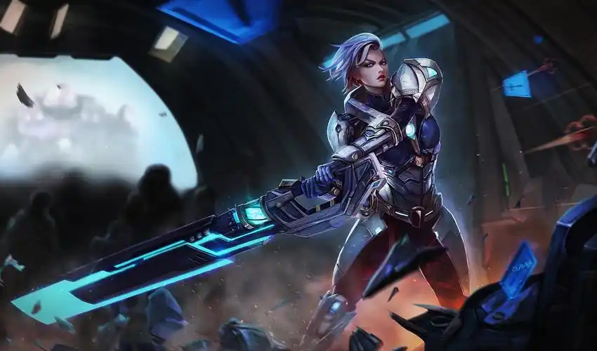 英雄联盟-放逐之刃-未来战士-锐雯-同人|插画|游戏