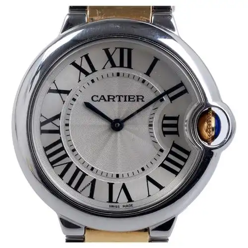 [9.0新]卡地亚cartier中性石英表蓝气球系列