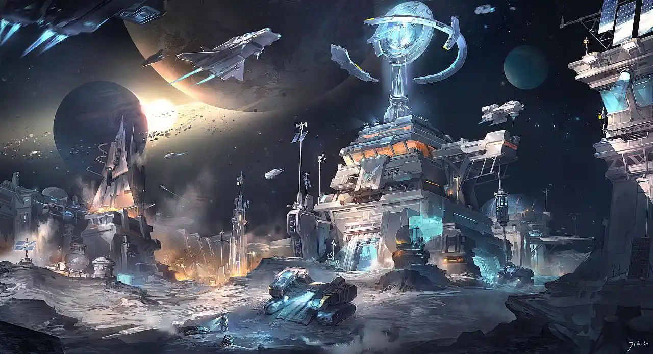 crater太空基地概念设计过程演示