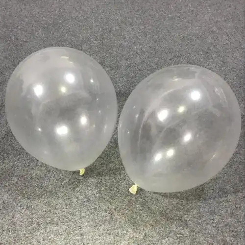 厂家直销12寸透明满天星气球透明星星乳胶气球批发结婚装饰