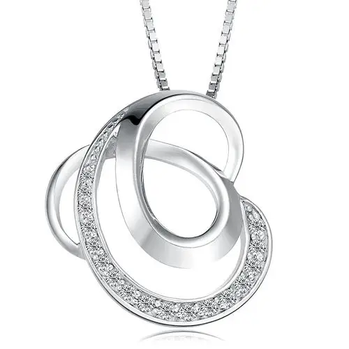 7度银饰 925纯银 吊坠 螺旋