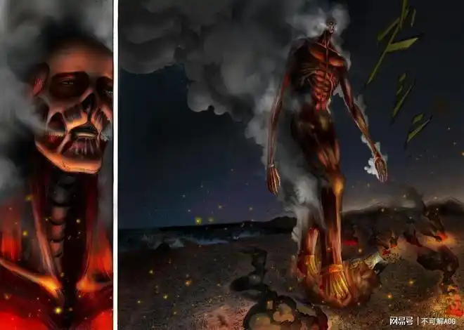 阿尔敏版超大巨人首次出场,破坏力极强,强势登上外网热搜