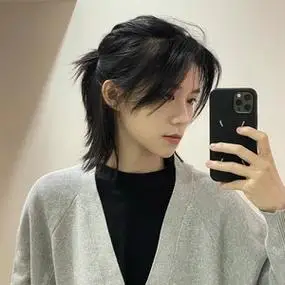 99214人付款淘宝男生武士头假发男韩版帅气狼尾鲻鱼头