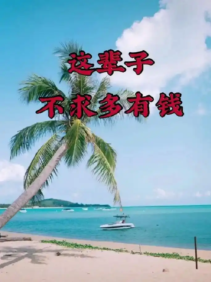 这辈子不求多有钱,只求有个在乎自己的人,知冷知热,不离不弃, - 抖音