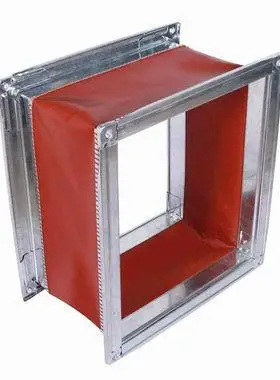 风机帆布软连接通风管道防火耐高温硅胶布减震连接器净化器软接头