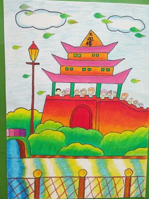 我是我心中的大观楼,正在参加森林书画大赛