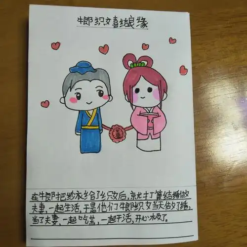 5.4班连环画《牛郎织女》(一)