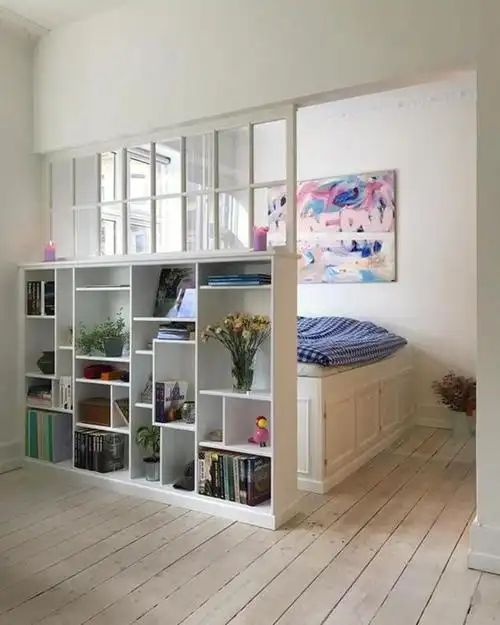 卧室隔断效果图(餐厅改卧室隔断效果图)-帝国百科