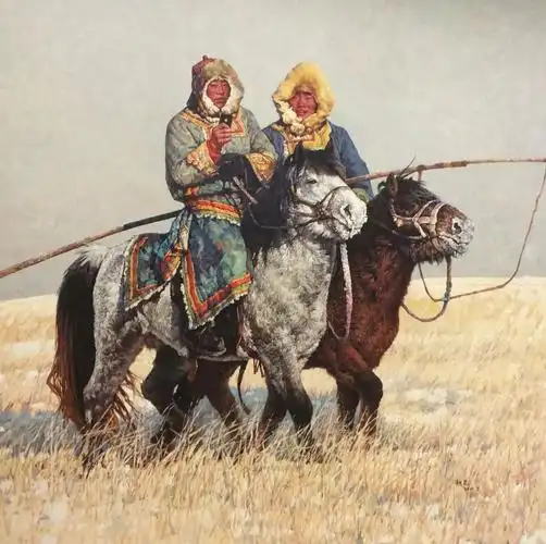 蒙古马  内蒙古当代美术作品微展(三)