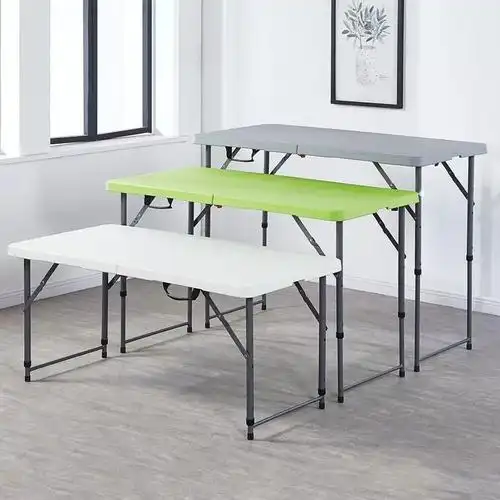 折叠桌子户外便携式摆摊夜市家用吃饭简易长方形学习塑料小餐桌椅