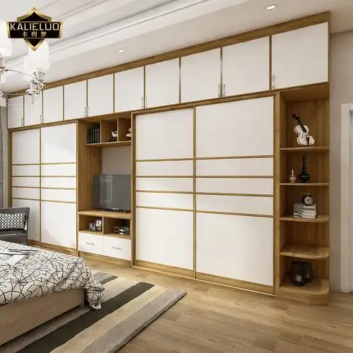 上海全屋家居定制家具定做大衣柜整体衣帽间卧室现代简约推拉门