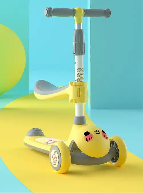 折叠滑板车儿童1368岁2三合一可坐骑宝宝婴儿男女孩单脚滑滑溜溜车可