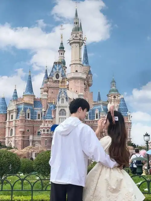 上海迪士尼情侣拍照分享78