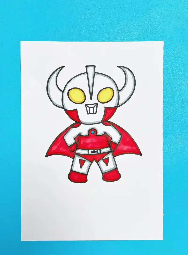 奥特之父奥特曼简笔画教程