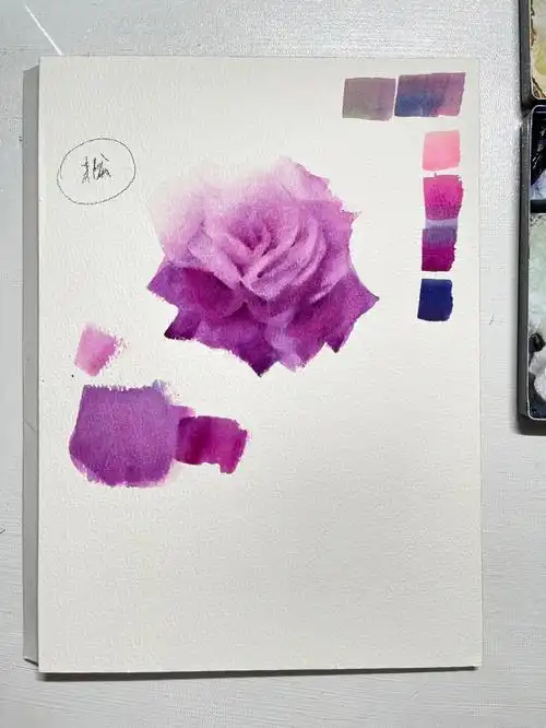 湿画法基础班笔触的运用