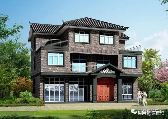 农村临街建房有商铺才实用,6套江苏带门面别墅,建就是村里地标