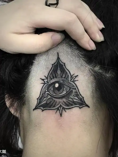 三角眼_纹身图案手稿图片_vg的纹身作品集