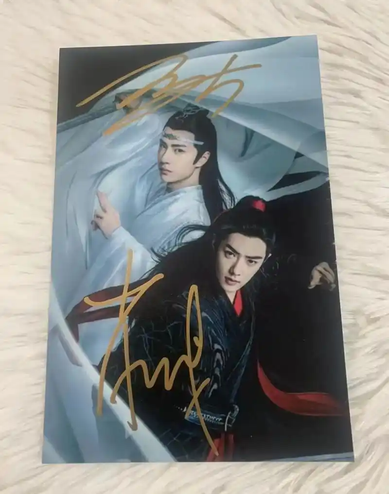 博君一肖签名照96.#博君一肖#王一博#肖战#王一博肖战 # - 抖音