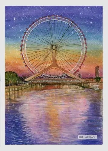 【手绘城市】天津