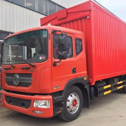 8米 厢式小货车 厢式运输车价格 东风厢式车 集装箱货柜车图片