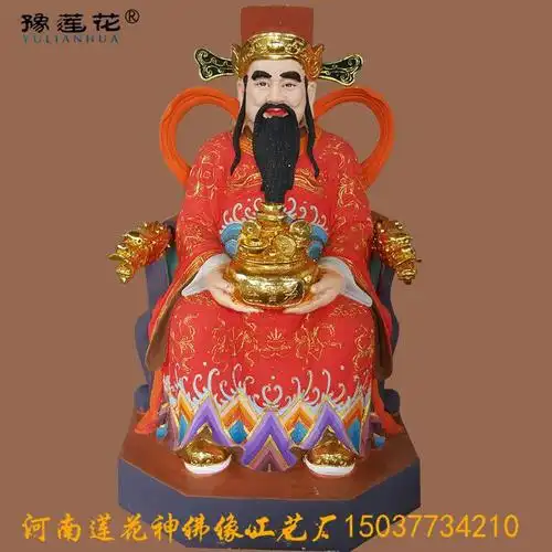 柴王爷佛像图片柴王爷神像雕像河南南阳雕塑公司