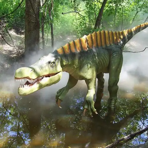 amusement life size dinosaur park model animatronic dinosaur