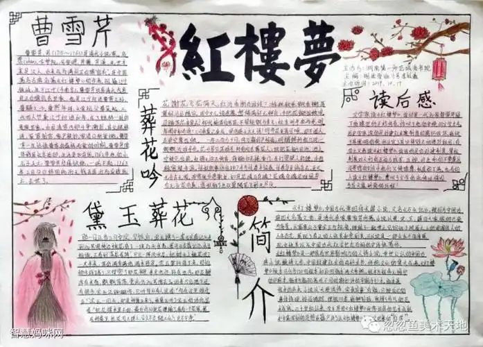 红楼梦知识树手抄报数学知识树手抄报