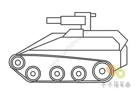 装甲车简笔画图片大全 装甲车简笔画图片大全小学生