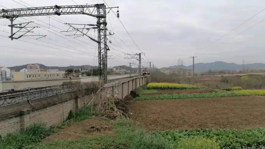 z150次列车广水站通过