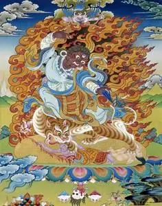 000人付款淘宝布印佛画像 愤怒