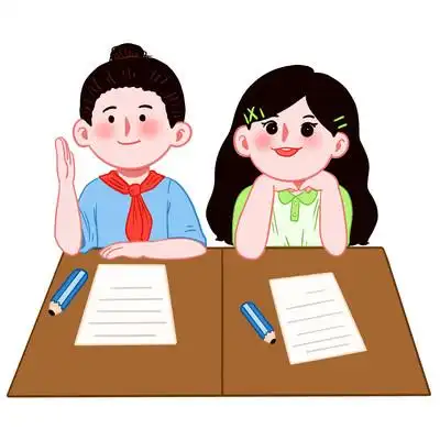 举手回答问题元素