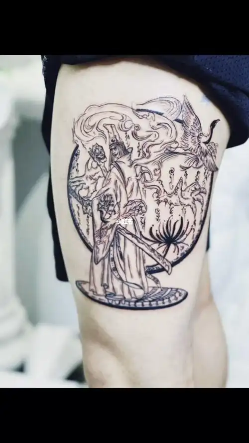 线雕风格 混沌武士_线雕_马成时代广场攻略_时代广场_纹身_我的纹身