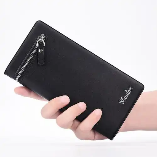 男式2121新款钱包卡包一体男款长款男士轻奢钱夹大容量袋手提皮夹