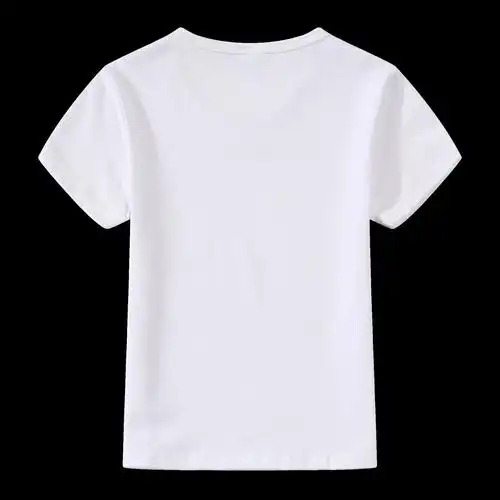 2017春夏新款莫代尔短袖童装圆领t恤 空白t恤 休闲光板坯衫亲子装