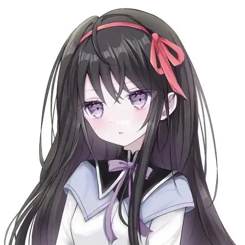 画的很开心喜欢自取~#晓美焰  #魔法少女小圆  #绘画  #摸鱼  #头像