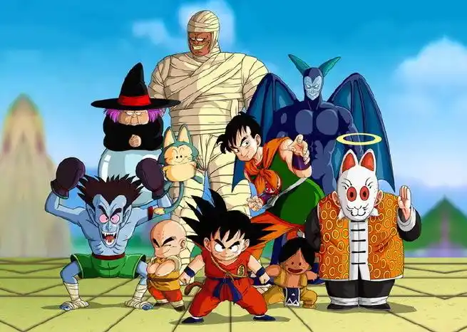 童年回忆杀##龙珠#各篇章主要登场人物大合照,瞬间勾起回忆了.