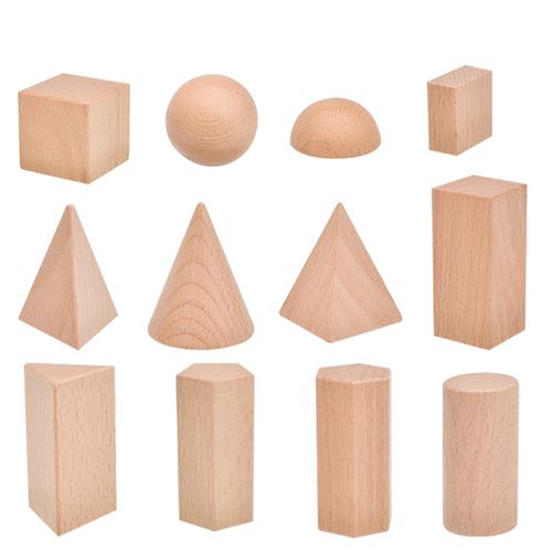 数学一二年级立体图形认知正长方体圆柱圆锥三四五六棱柱棱锥球半球