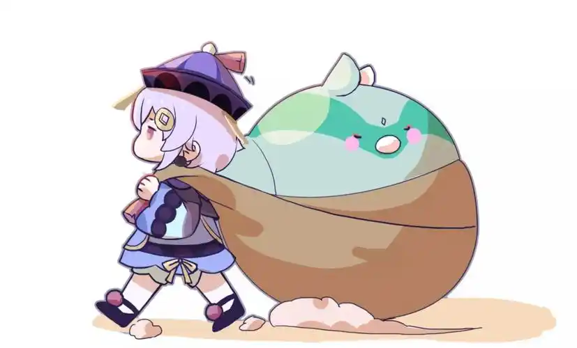 原神魈pv公布后七七扛降魔大圣图火了看完给我笑yue了