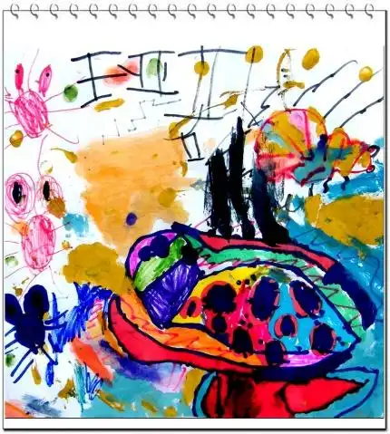 几张幼儿在宣纸上的涂鸦作品(推荐)