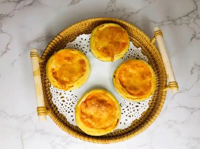 拉丝芝士红薯蛋挞75附上详细做法