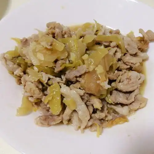 咸菜炒肉