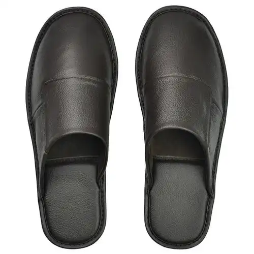 牛皮家居凉拖鞋批发 居家室内真皮拖鞋夏季 春秋季男士女防滑厂家