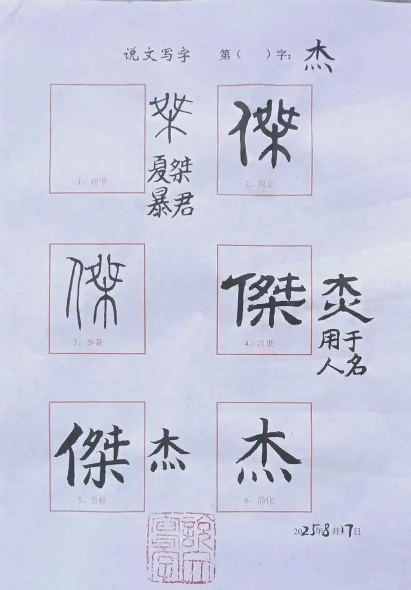 "杰"字的起源与演变:为什么它如此受欢迎