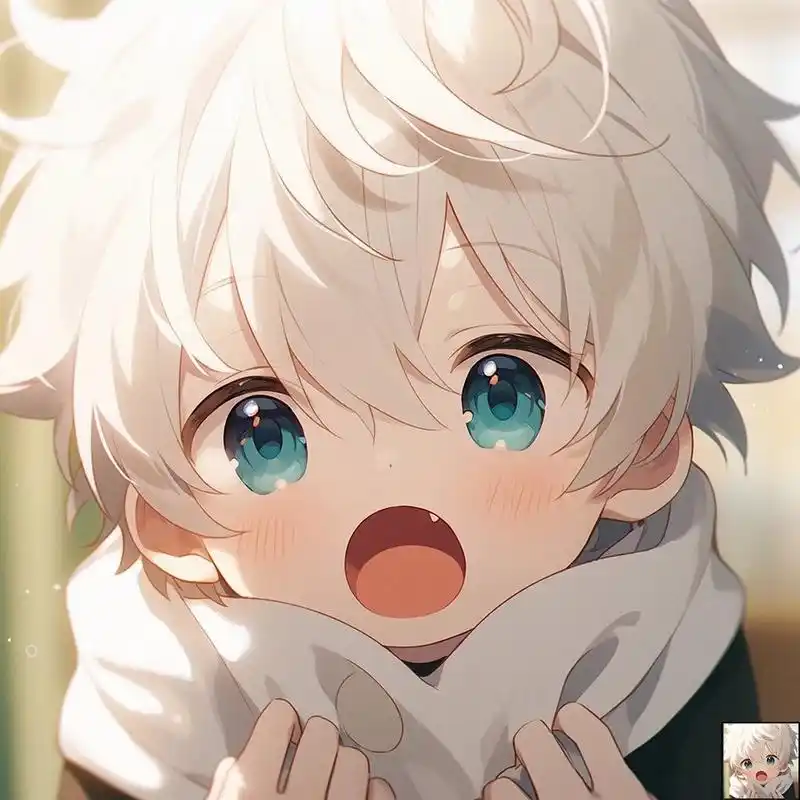 可爱加倍|激萌小男生动漫头像 #浪漫生活的记录者# #可爱头像# #mid