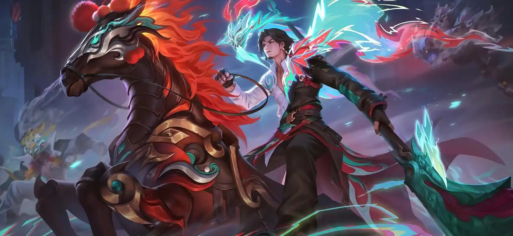 王者荣耀 | 关羽 | 英雄皮肤高清壁.#王者荣耀 #高清壁 - 抖音