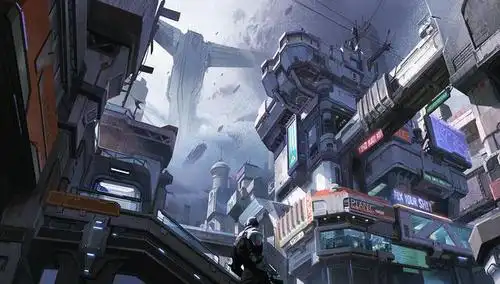 非常不错的一组科幻场景插画作品欣赏 如果您也喜欢动漫绘画以及相关