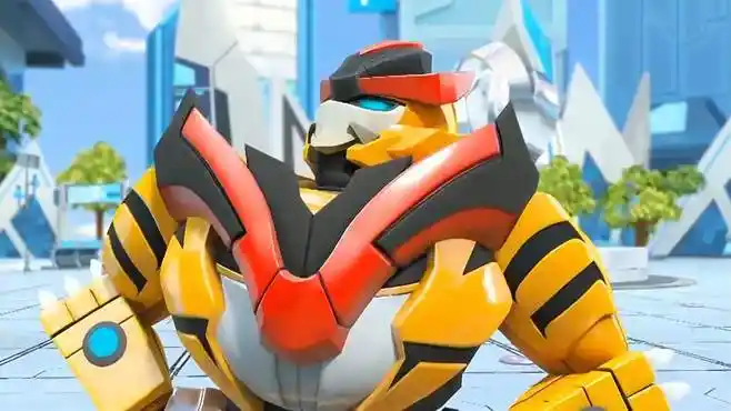 猪猪侠:阿五变身铁拳虎对战大蘑菇,不料关键时刻没电,也是绝了