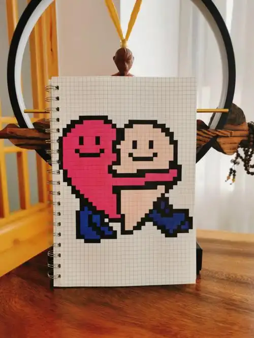 还是能相拥#假日citywalk  #像素画  #像素画教程  #拼豆  #格子画