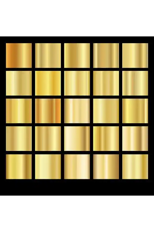 金色渐变效果设计元素